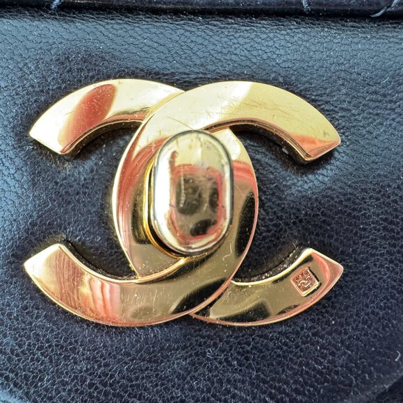 Chanel vintage black classic flap GHW - Picture 3 of 16